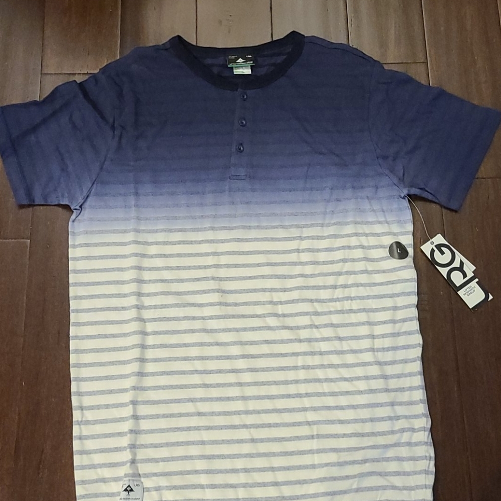 Lifted Research Group 3 button shirt